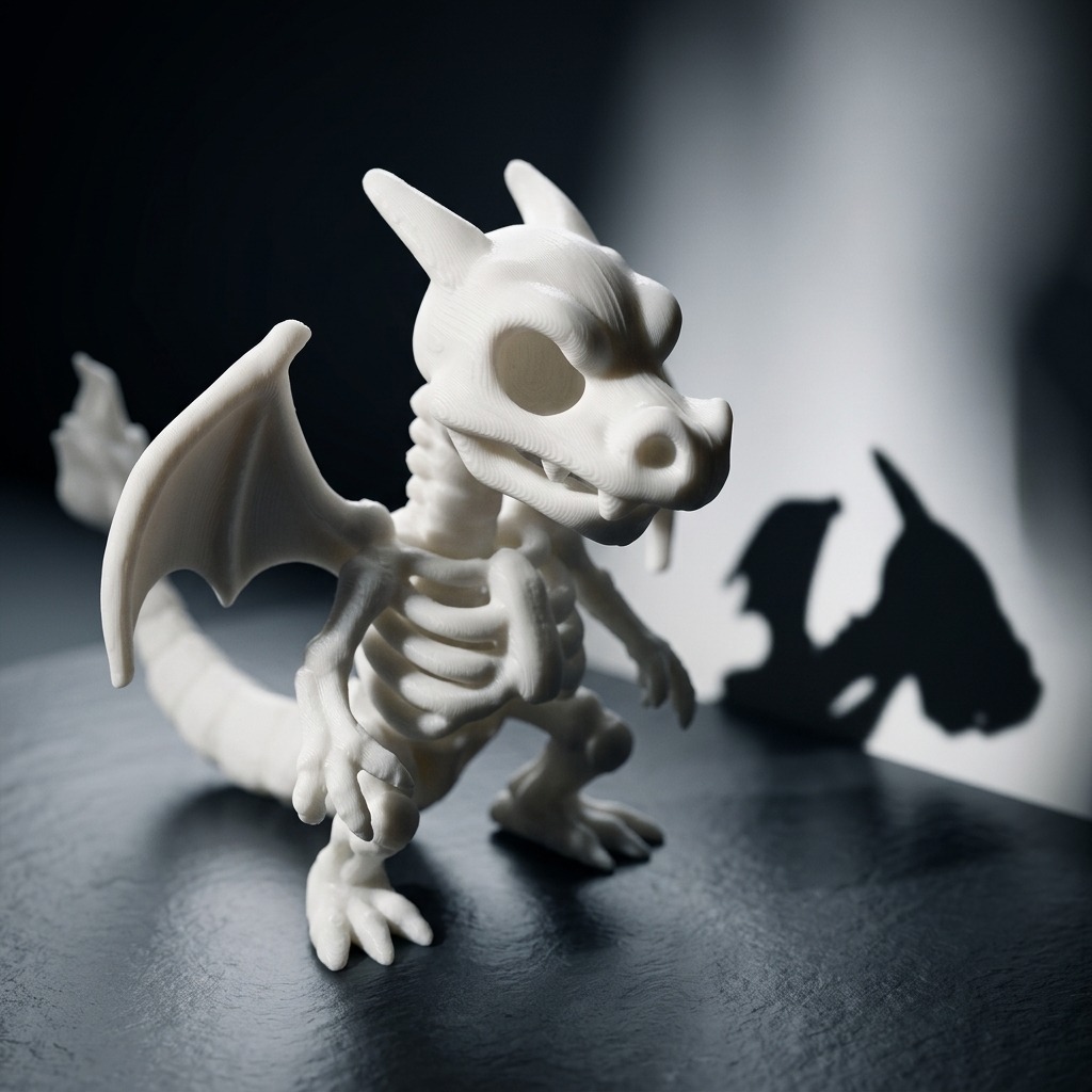 فیگور اسکلتی چاریزارد پوکمون Charizard Pokemon Skeleton Figure
