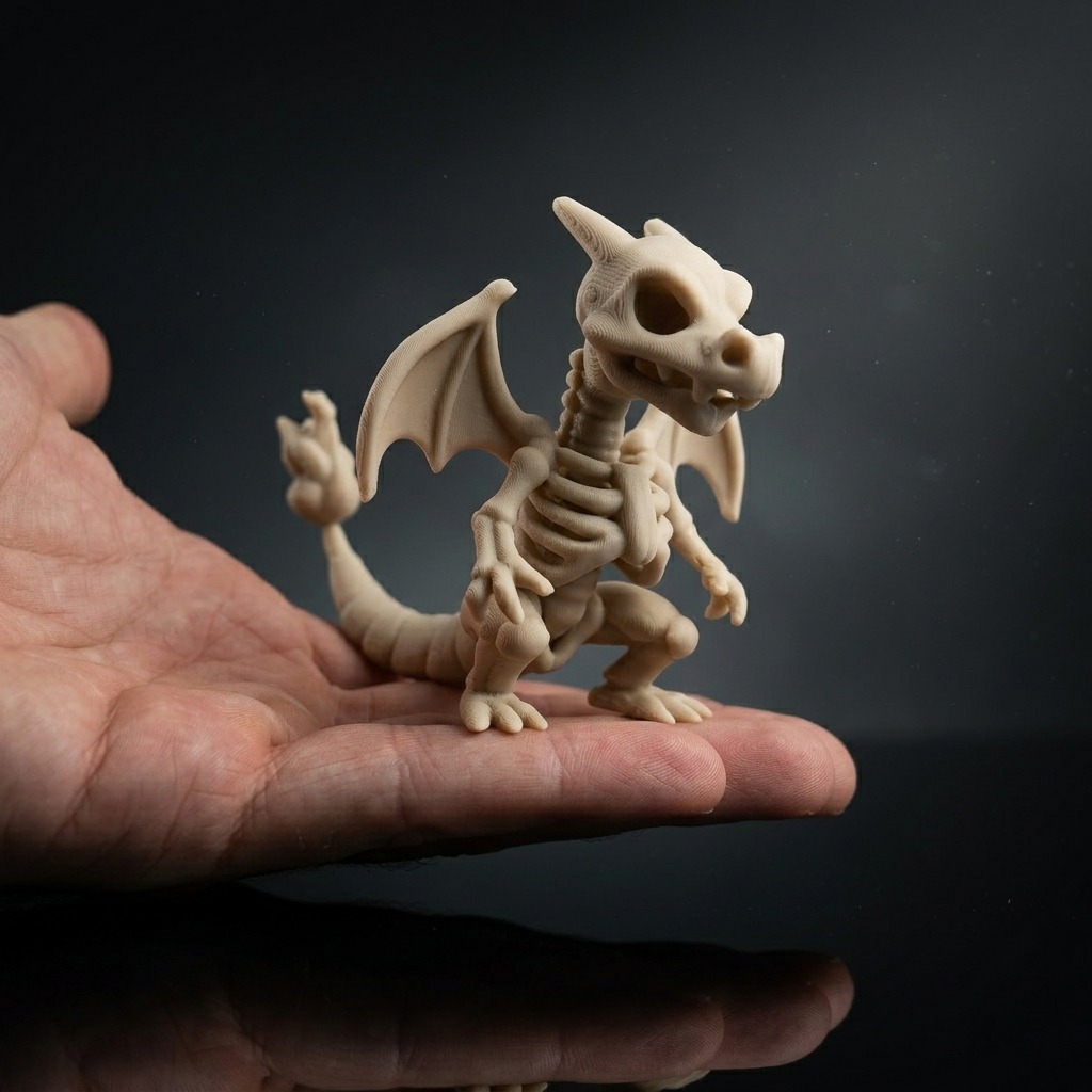 فیگور اسکلتی چاریزارد پوکمون Charizard Pokemon Skeleton Figure