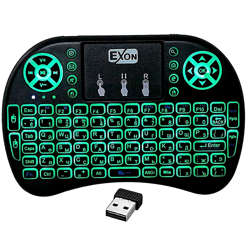مینی کیبورد بی سیم اکسون Backlit کد 9852جدید