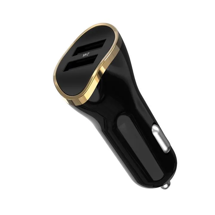 شارژر فندکی 12 وات ایکس او مدل CC19 دو پورت USB ایلیاگجت