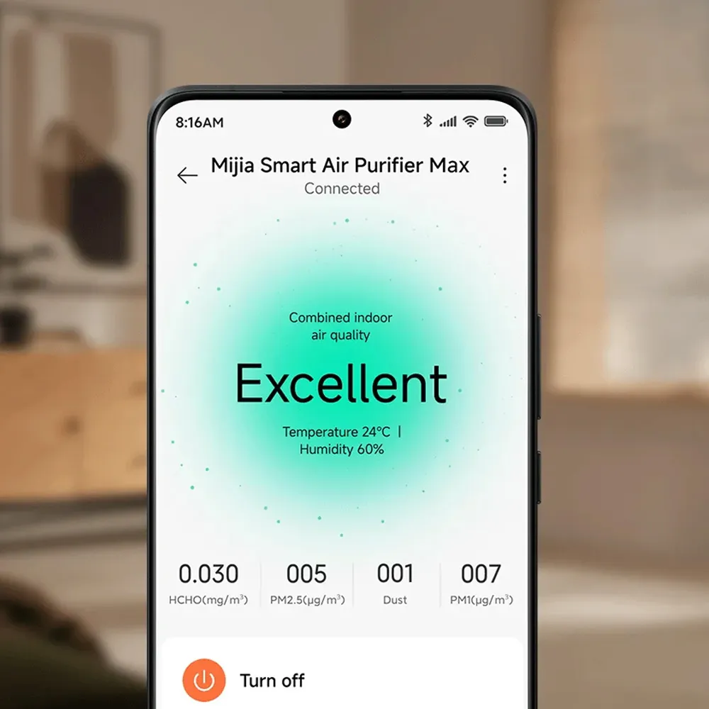 دستگاه تصفیه هوا هوشمند شیائومی مدل Mijia Smart Air Purifier Max