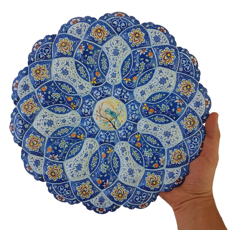 بشقاب میناکاری دیوارکوب 30 سانتی کد 1DK153