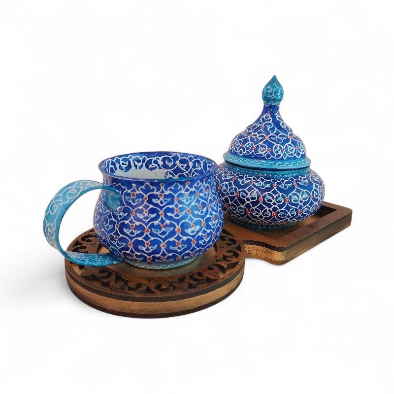 ست قهوه خوری میناکاری کد 1ZP109