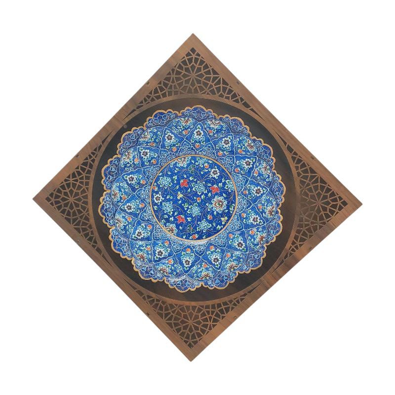بشقاب میناکاری دیوارکوب 30 سانتی متری کد DK899