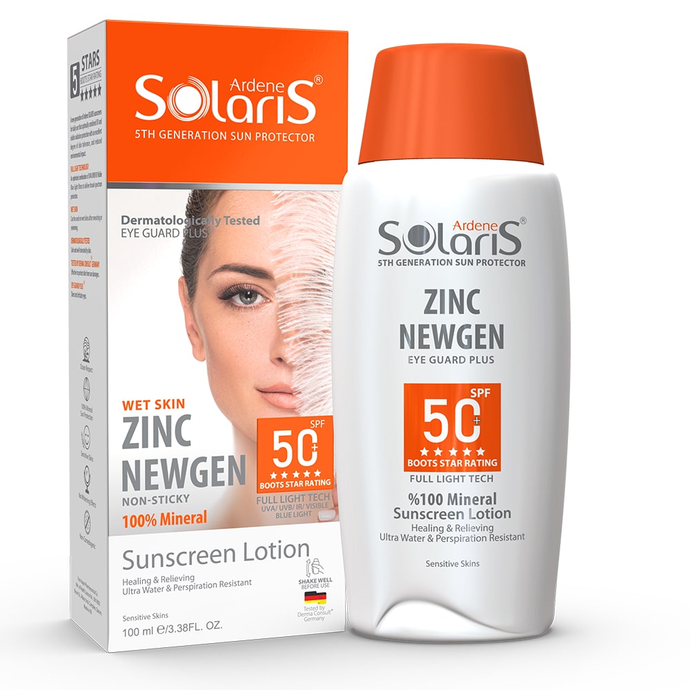 ضدآفتاب فیزیکال زینک نیوژن آردن سولاریس +SPF50