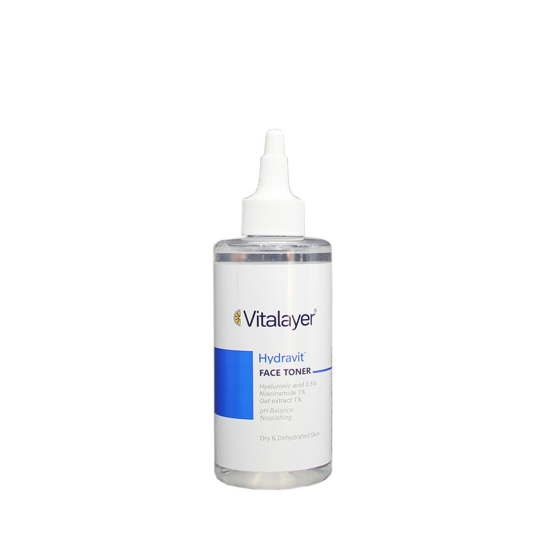 تونر صورت ویتالیر مدل Hydravit مناسب پوست خشک و دهیدراته | حجم 200 میل