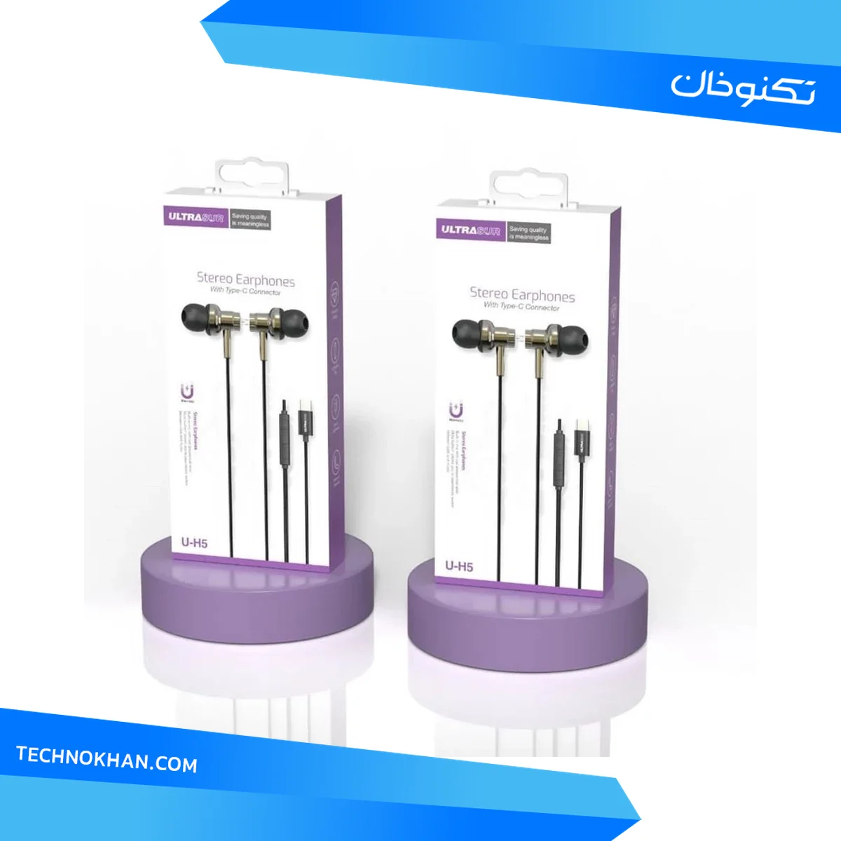 هندزفری سیم دار سوکت تایپ سی اولتراسور (ULTRA SUR) مدل U-H5 (پس کرایه)