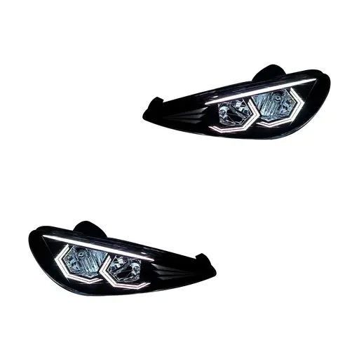 چراغ جلو اسپرت پژو 206 مدرن مدل Hexa-W 2 عددی