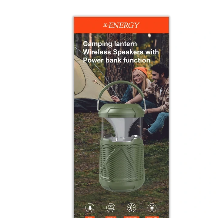 اسپیکر بلوتوثی قابل حمل ایکس-انرژی مدل CampBoxجدید