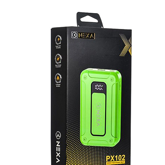 پاوربانک 22.5 وات Nexa مدل px102 ظرفیت 10000 میلی آمپرجدید