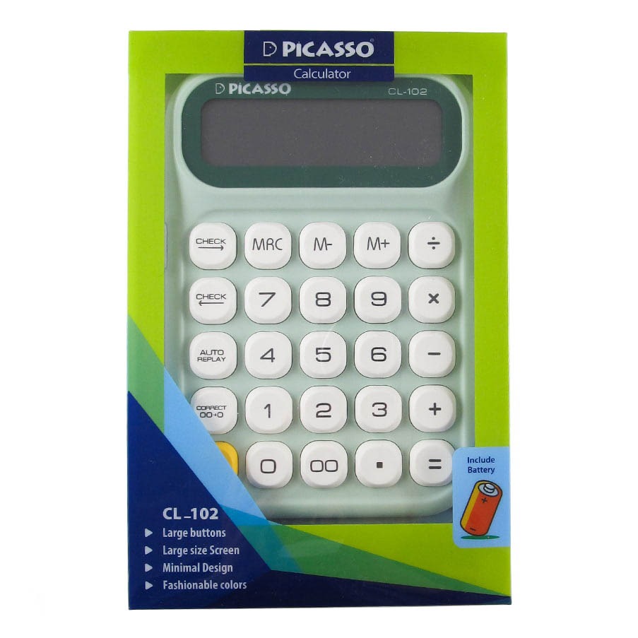 ماشین حساب پیکاسو مدل CL-102جدید