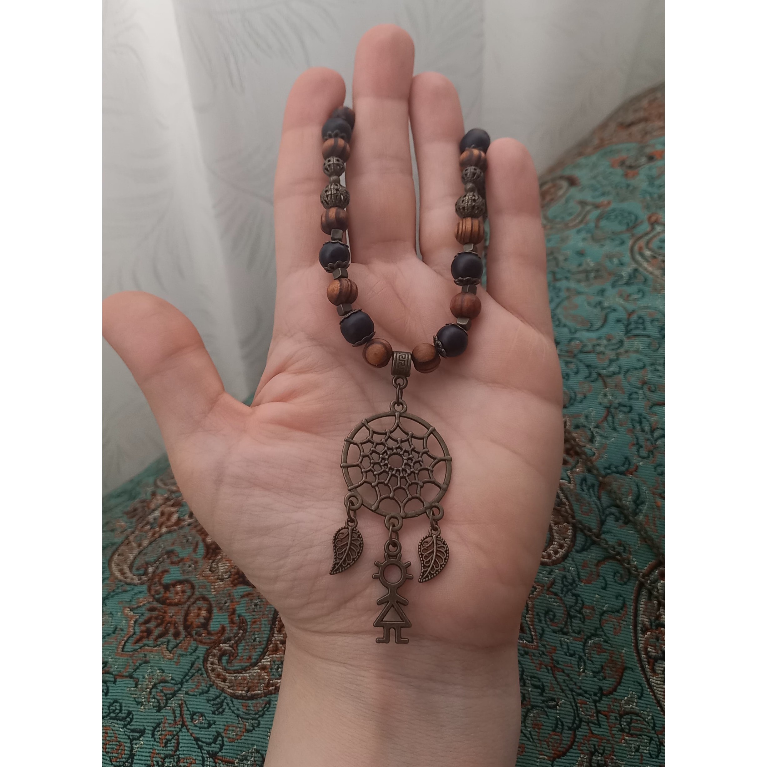 گردنبند چوبی دریم کچر