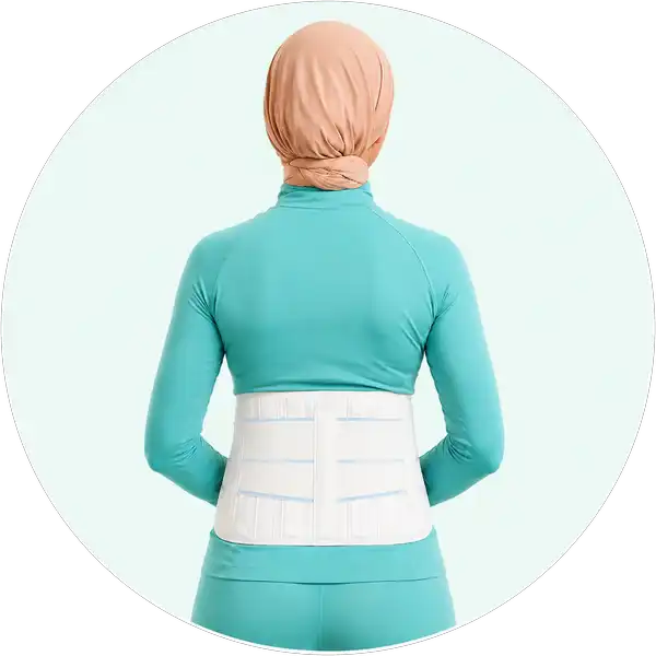 کمربند طبی آتل دار لومبوساکرال هُماس طب