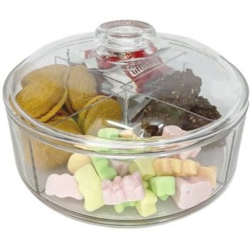 بیسکویت خوری گرد 4 خانه اکرولیک کد 1285