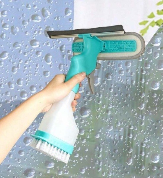 شیشه پاک کن اسپری و براش دار چند منظوره spray window cleaner