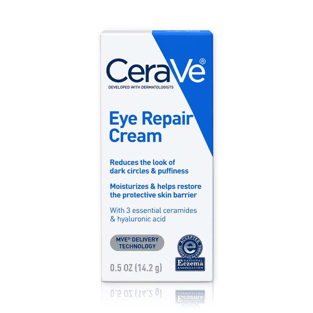 کرم دور چشم ضد پف و تیرگی سراوی حاوی 3 سرامید ضروری و هیالورونیک اسید حجم 14.2 گرم | CeraVe Eye Repair Cream