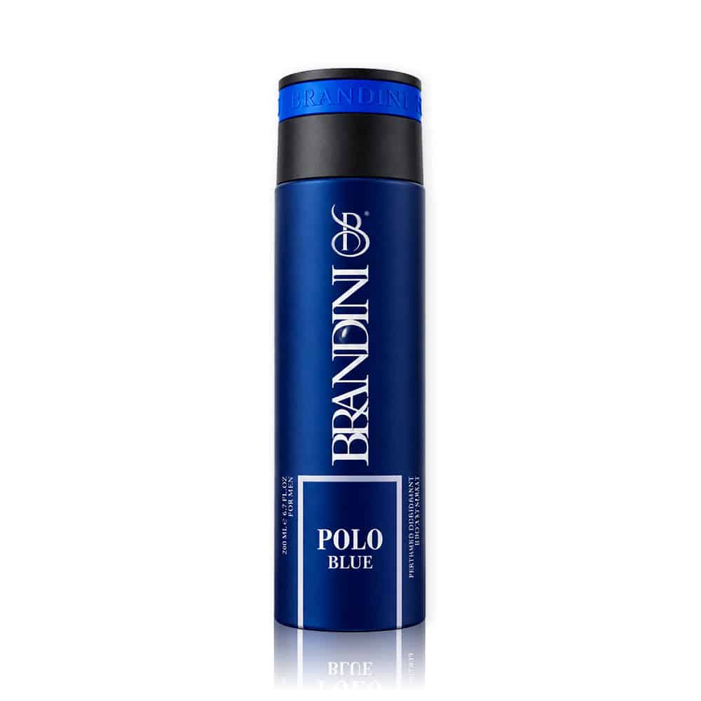اسپری بدن مردانه برندینی مدل پلو بلو (Polo Blue) حجم 200 میل | Brandini Body Spray