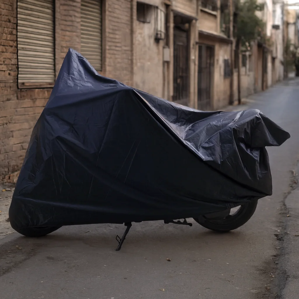 چادر موتور سیکلت ضدآب و آفتاب چهار فصل برزنتی(شمعی) با کاور رایگان