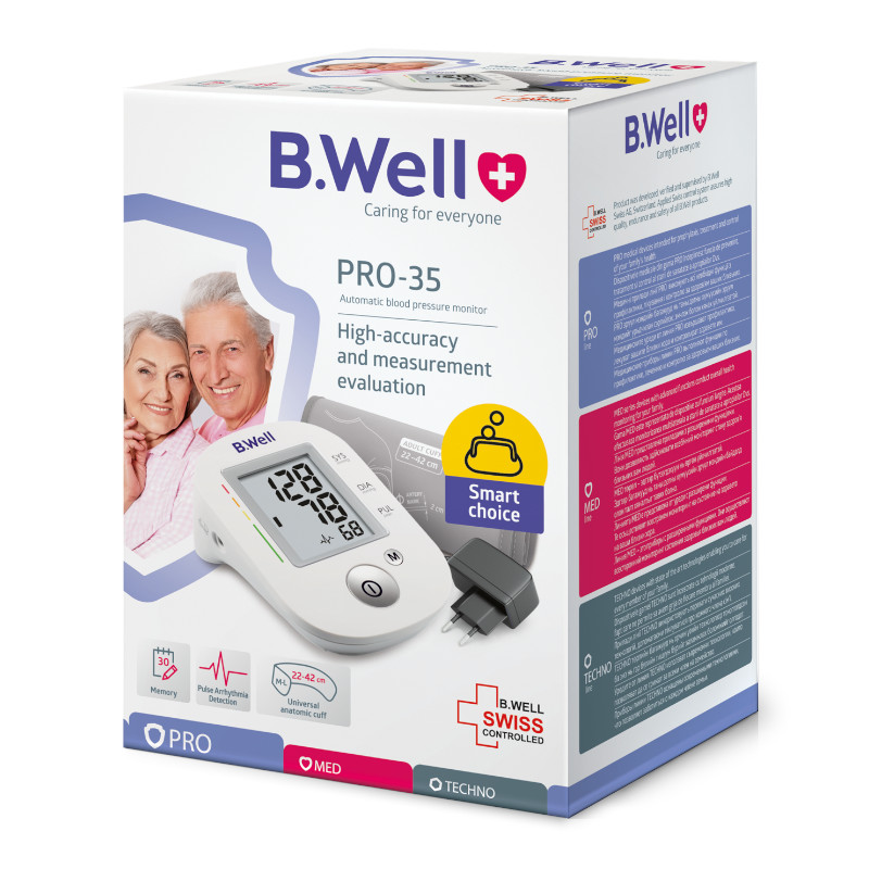 فشارسنج بازویی دیجیتال بیول PRO-35