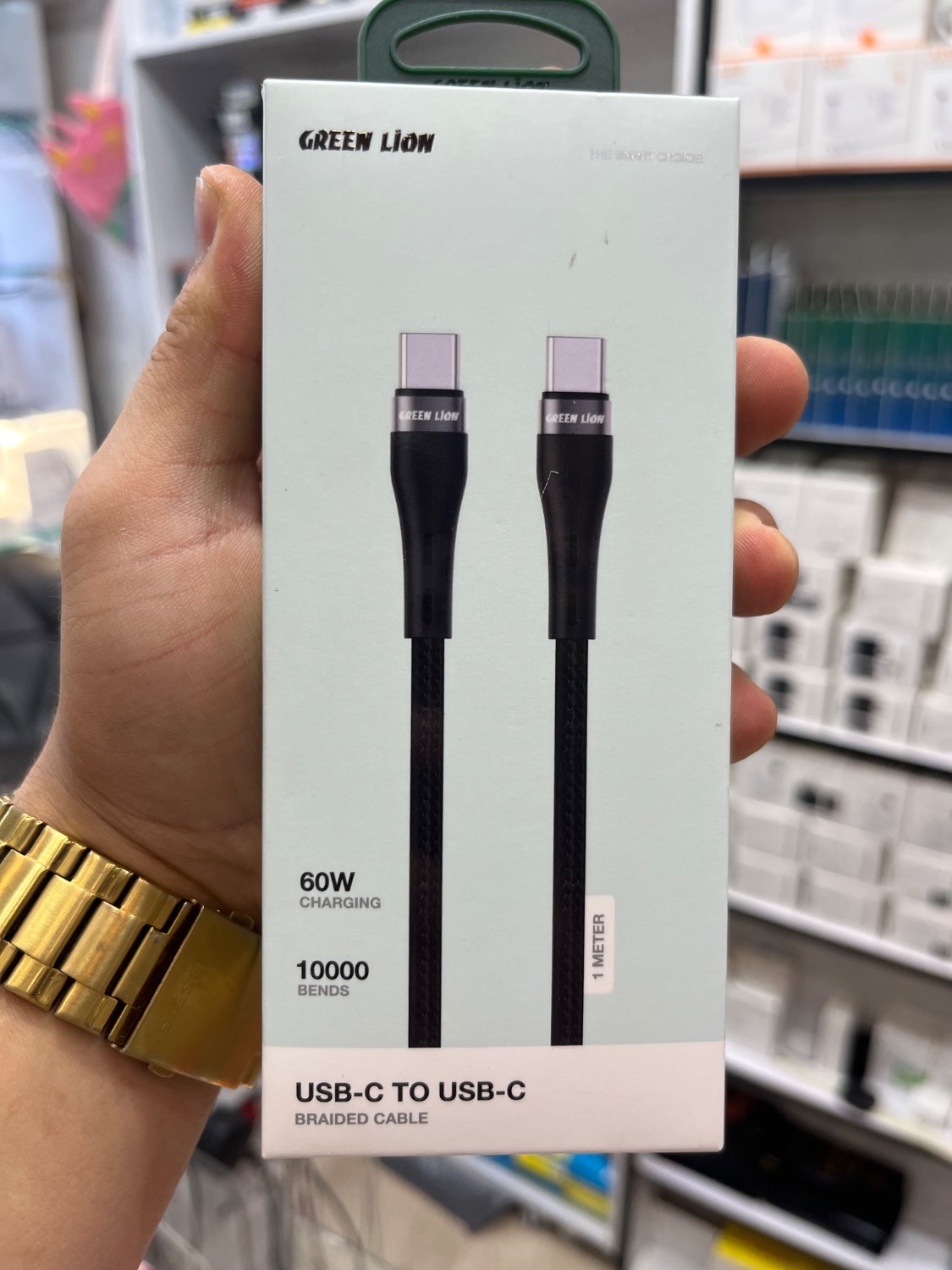 کابل تبدیل گرین لاین GREEN LION USB-C TO USB-C