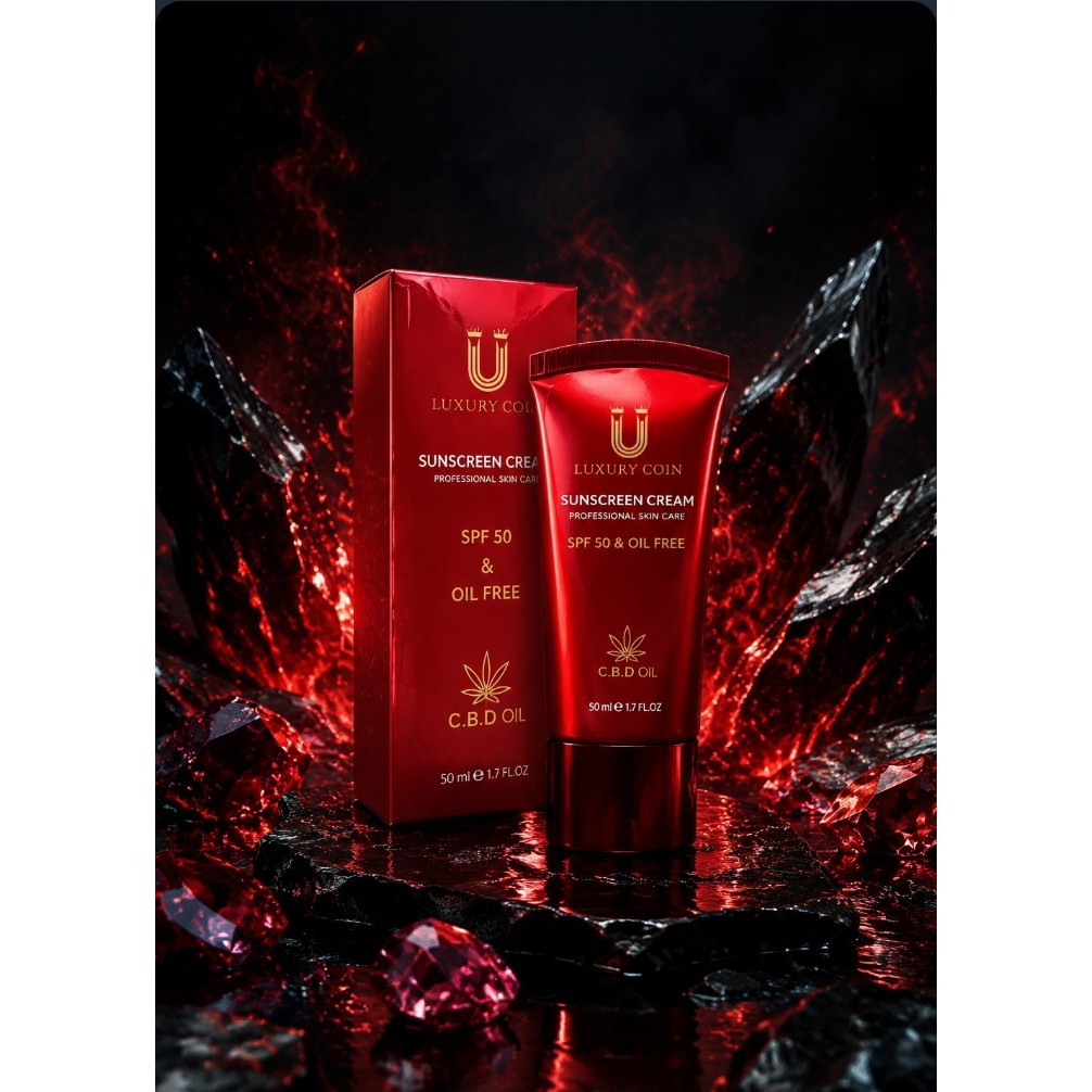 کرم ضد آفتاب لاکچری کوین spf50 (با اصالت کالا) 