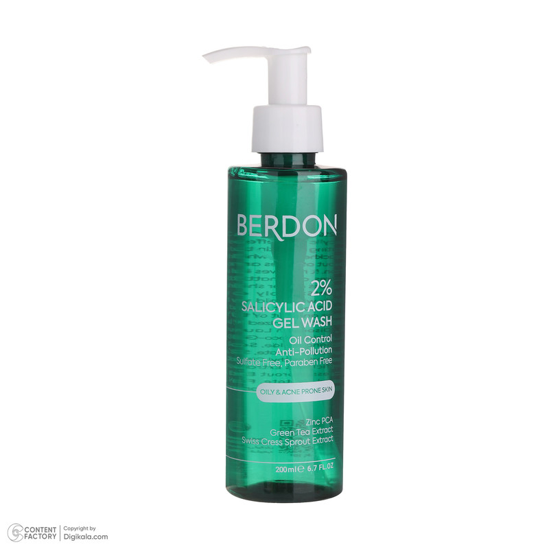 ژل شستشو صورت بردون مدل Salicylic Acid حجم 200 میلی لیتر
