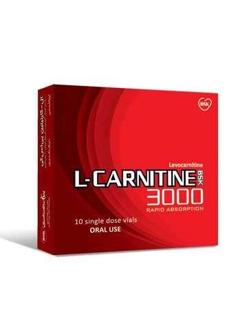 ویال خوراکی ال کارنیتین 3000 میلی گرم بی اس کی 10 عددیجدید