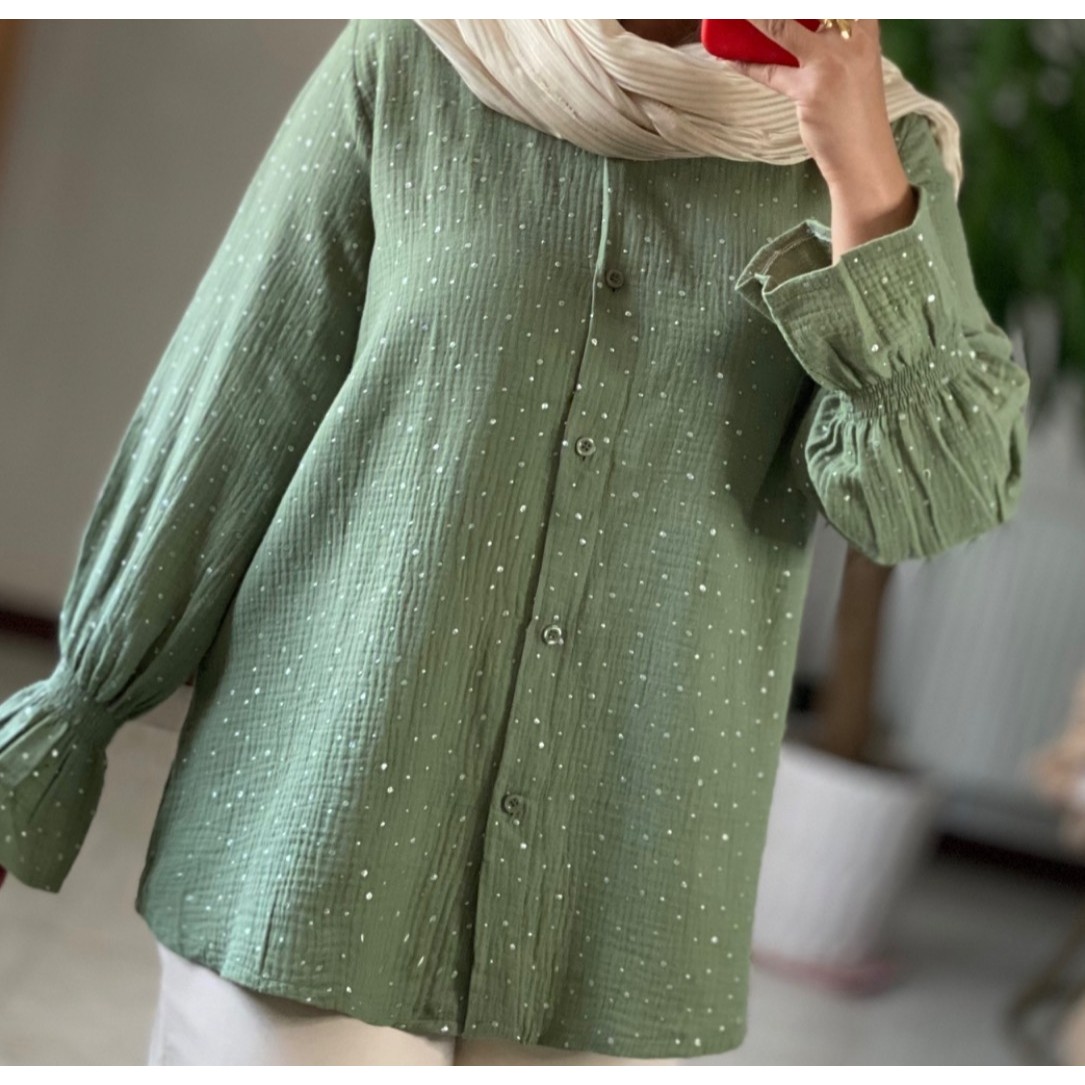 شومیز سربی زنانه صحراجدید
