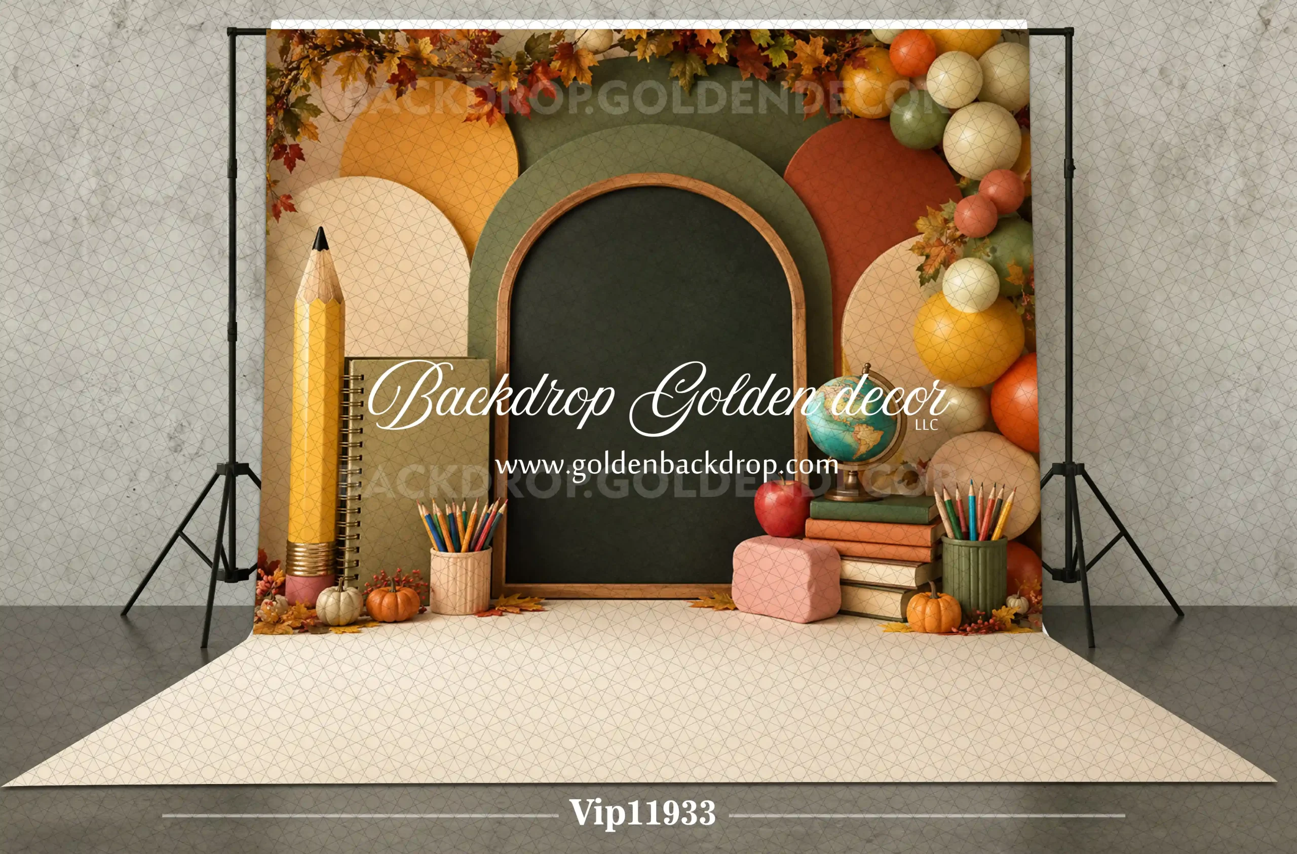 بکدراپ پارچه ای طرح مدرسه کد VIP11933