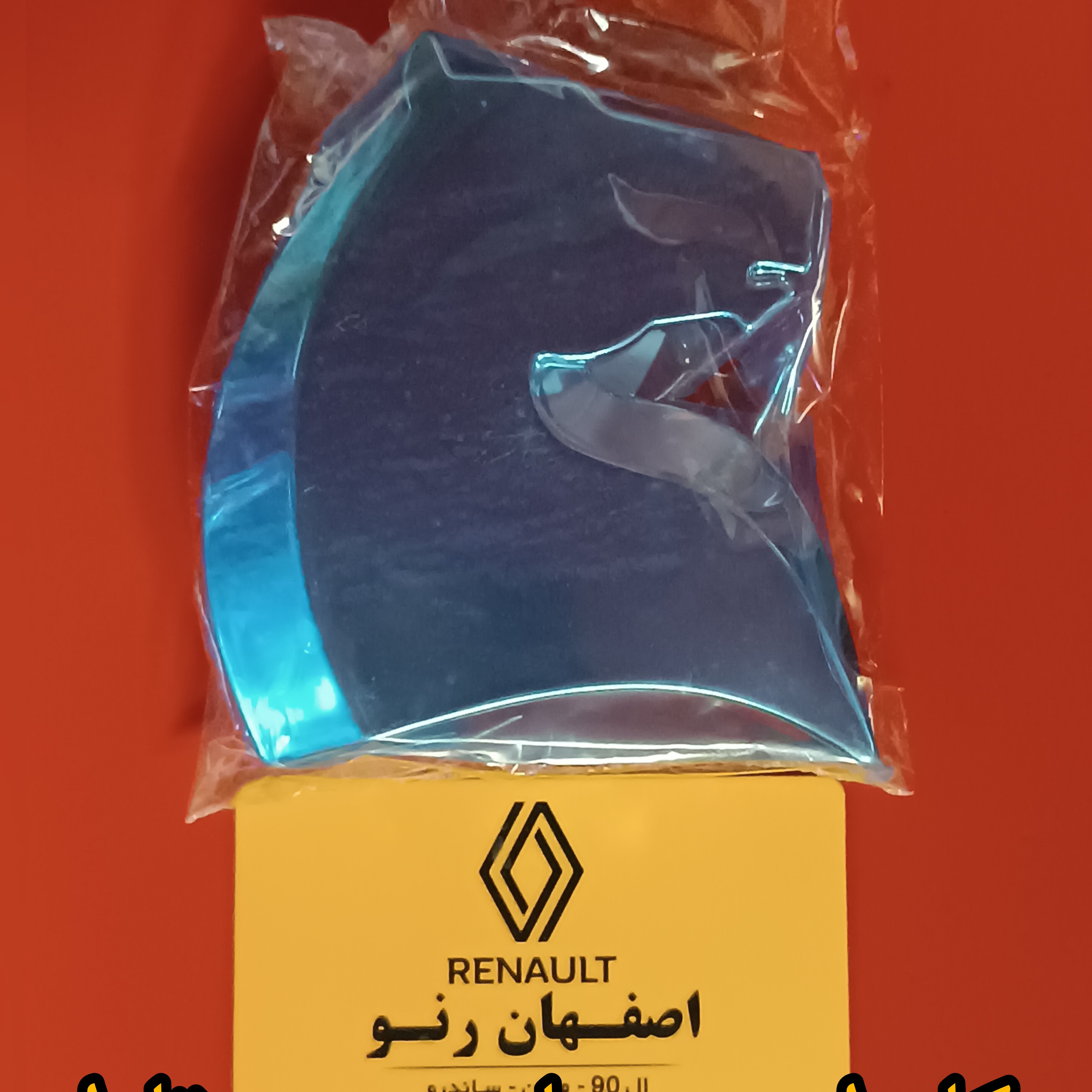 آرم کله اسبی جلو پنجره رانا