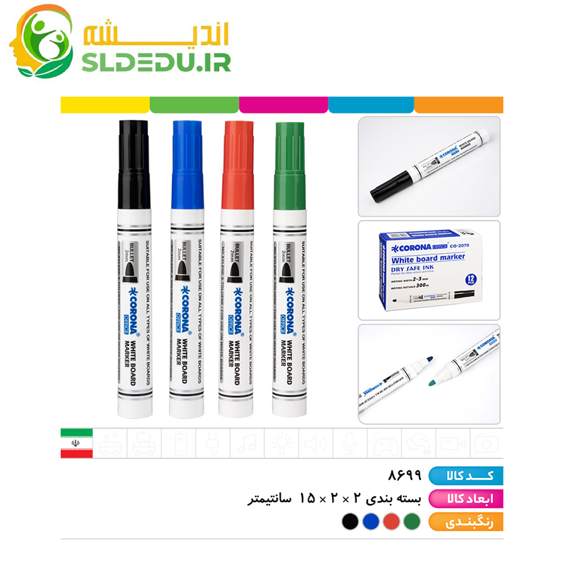 ماژیک وایت برد گرد - کرونا