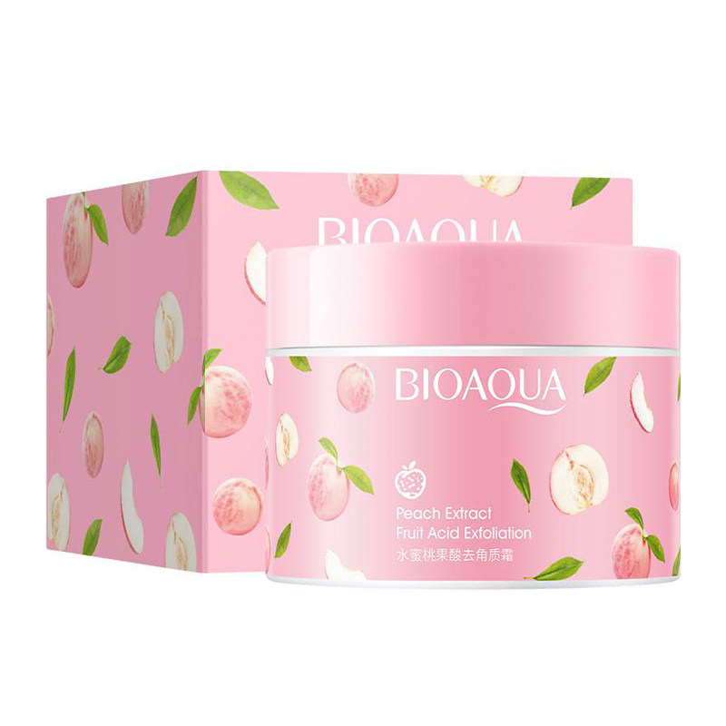 اسکراب لایه بردار صورت و بدن هلو BIOAOUA