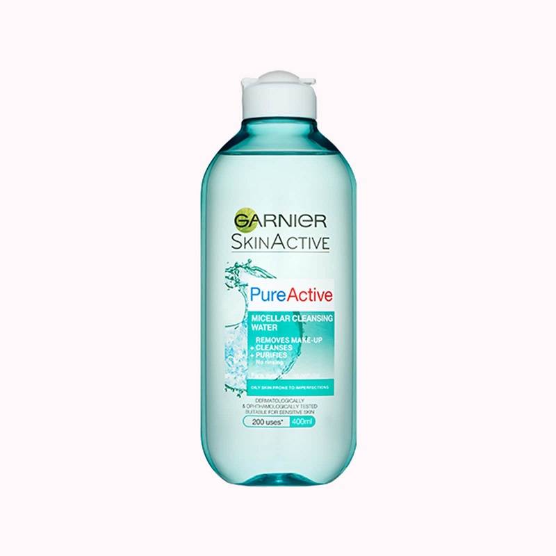 میسلار واتر پیور اکتیو گارنیر مناسب پوست چرب و مختلط حجم 400mL