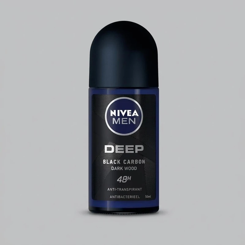 رول ضد تعریق مردانه نیوآ مدل Deep Black Carbon حجم 50 میلیلیتر