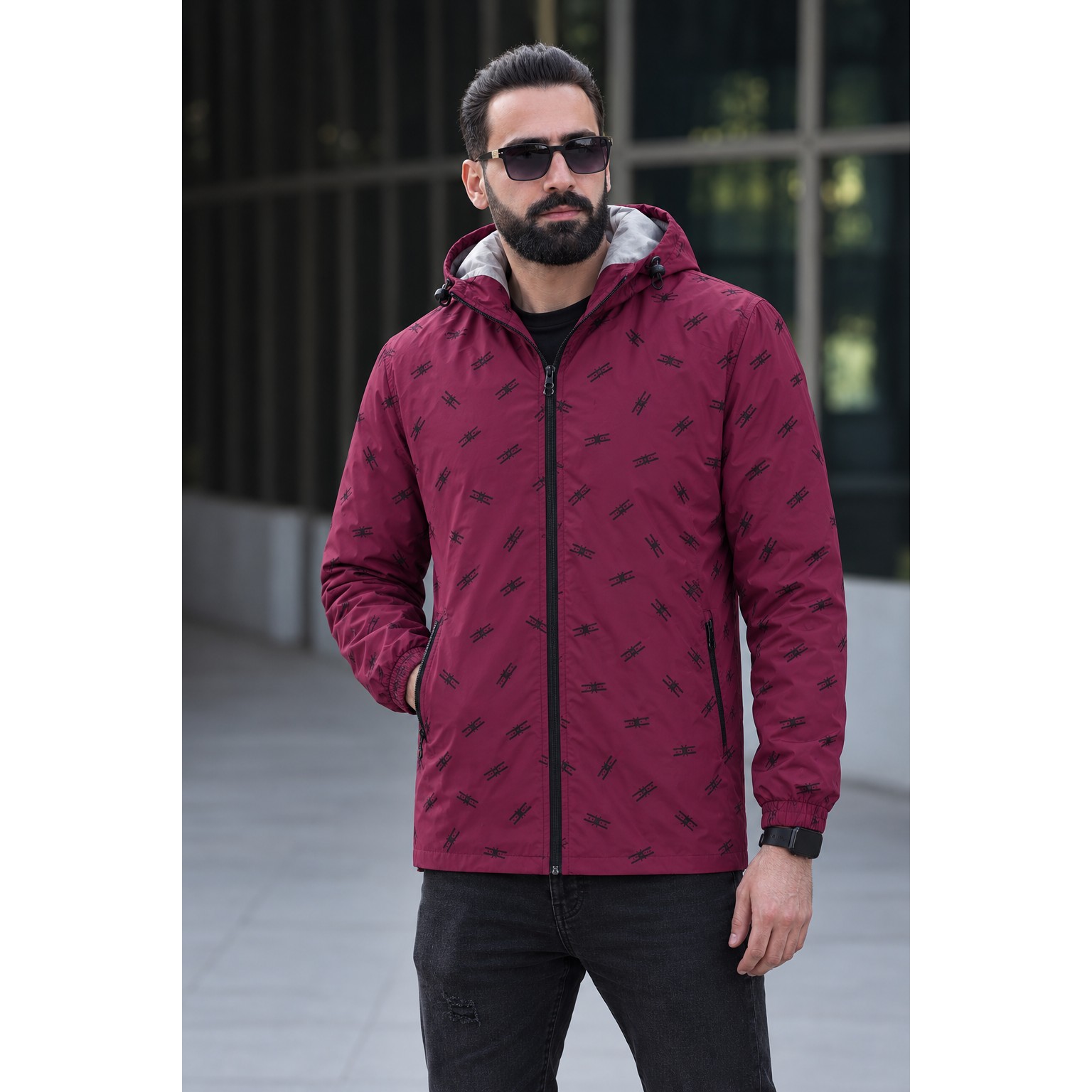 کاپشن چریکی مردانه ضداب و باد