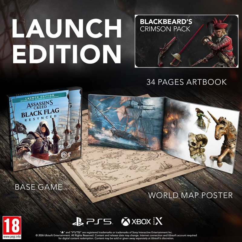 بازی Assassin s Creed Black Flag Resynced نسخه Launch مخصوص Xbox Series Xجدید