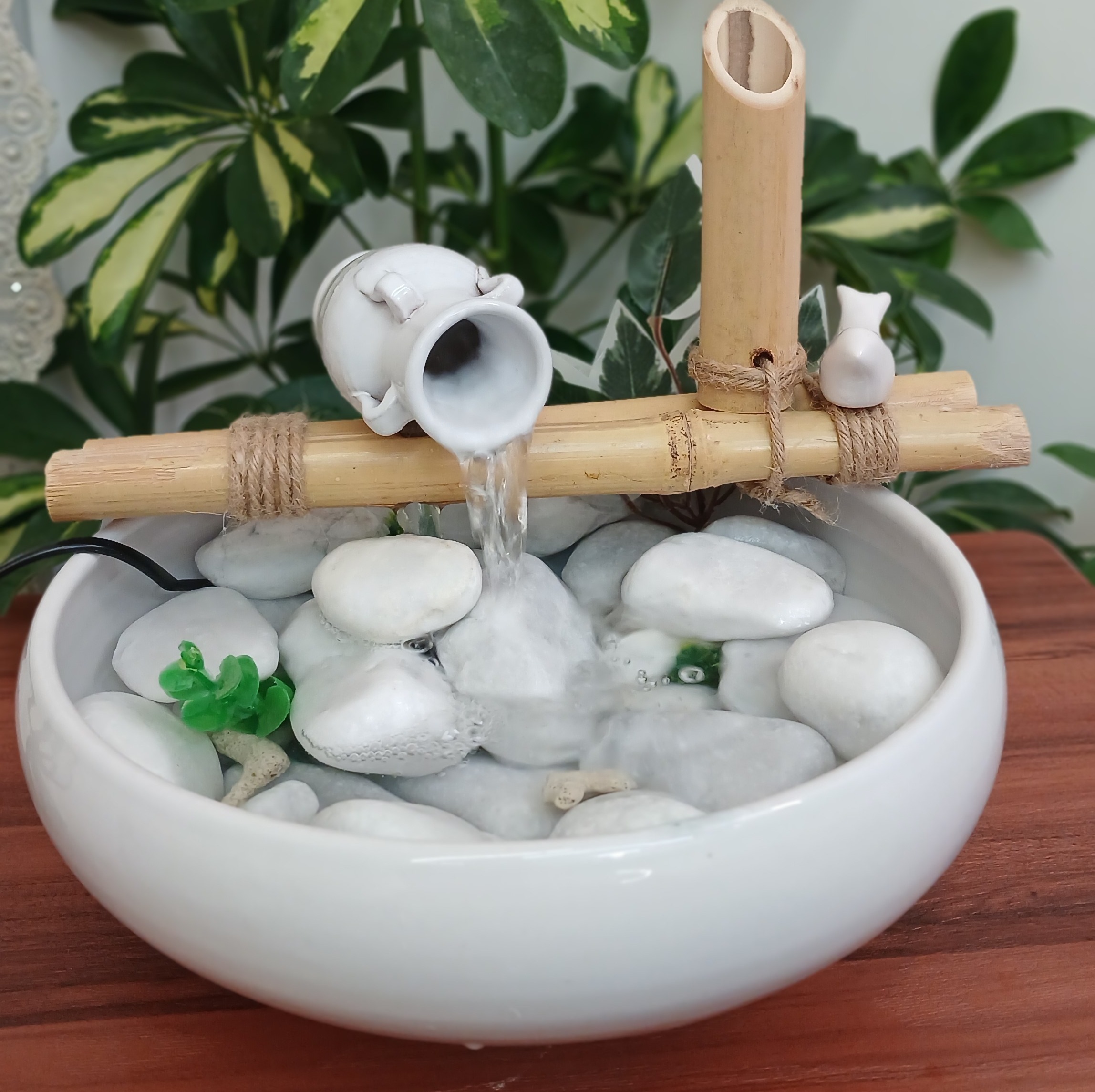 آبنما چشمه سنگی مدل کوزه بامبوجدید