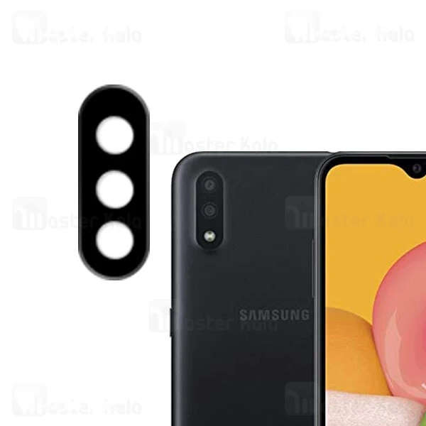 محافظ لنز فلزی دوربین موبایل Samsung Galaxy A01 Metal Lens Camera New
