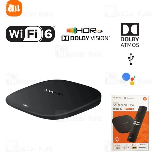 اندروید باکس شیائومی Xiaomi Mi Box S (3rd Gen) 4K MDZ-32-AA - گلوبالجدید
