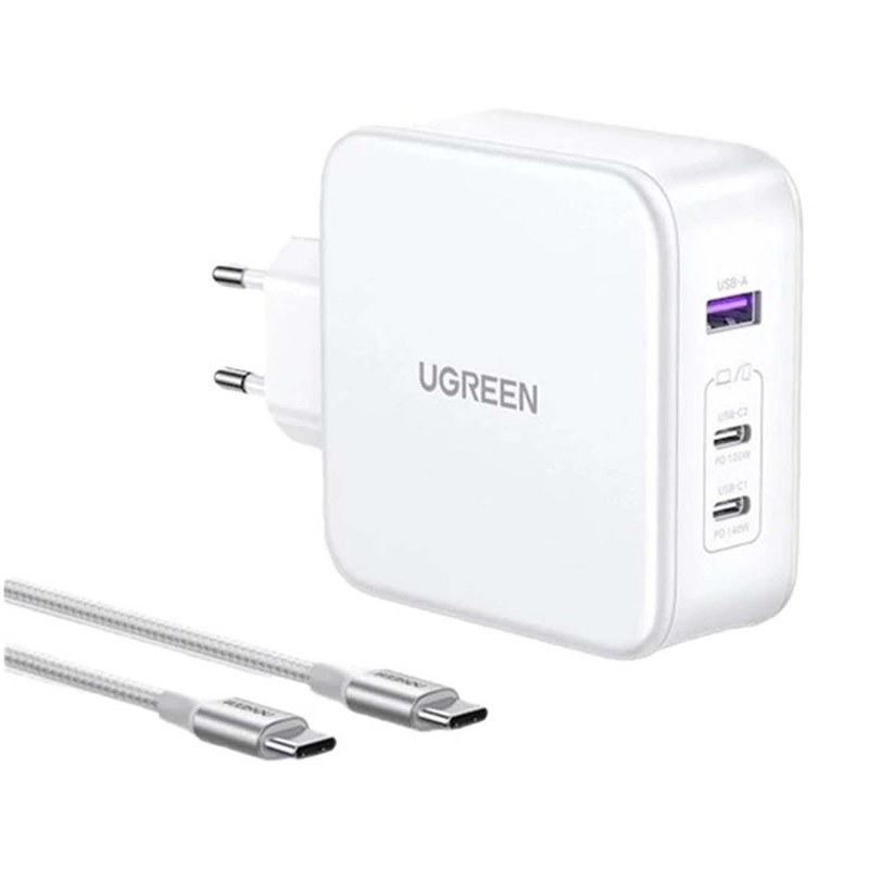 شارژر دیواری یوگرین UGREEN Nexode CD289 140W 3-Port GaN Fast Charger