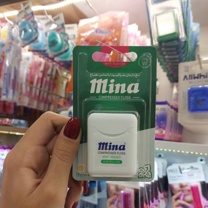 نخ دندان متراکم با طعم نعنا مینا
