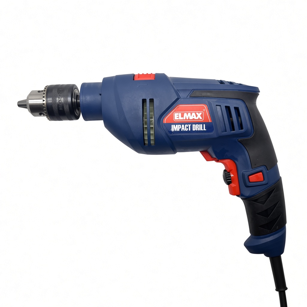 دریل چکشی 13 میلیمتر 600 وات المکس مدل I.D 143