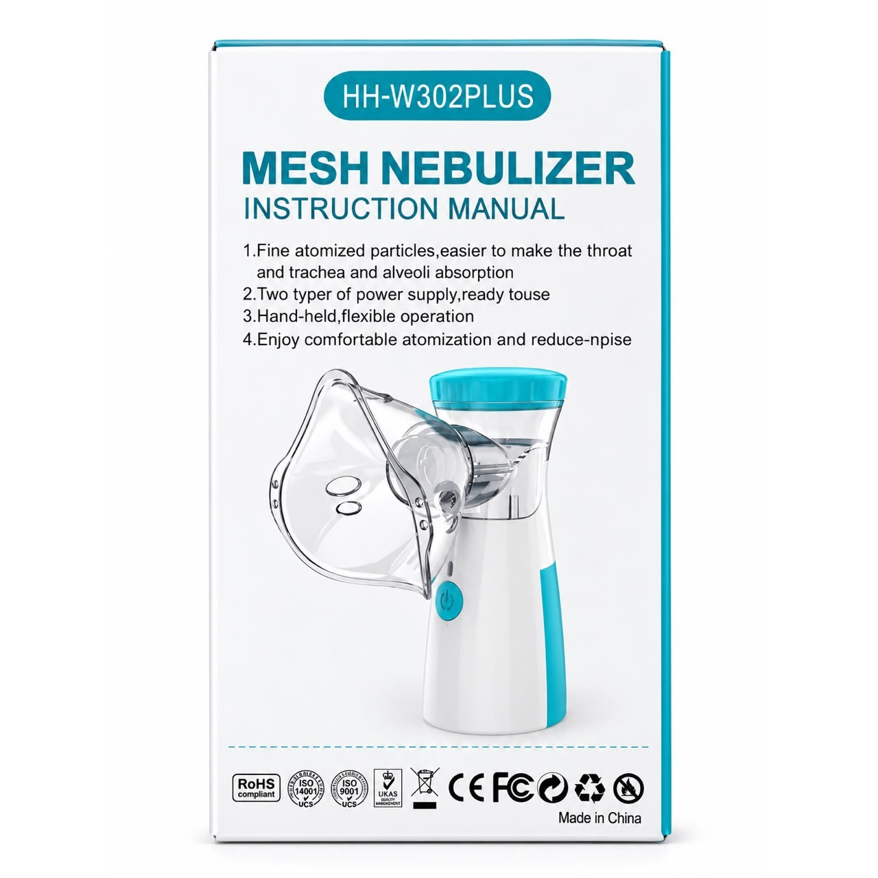 دستگاه نبولایزر مش قابل حمل مدل HH-W302PLUS جدید