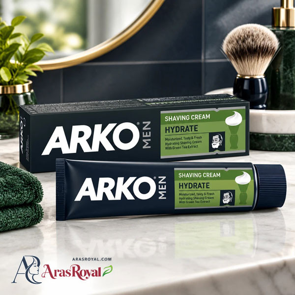 خمیر ریش آرکو من Arko Men مدل Hydrate هایدریت آنتی باکتریال بسته 100 گرم