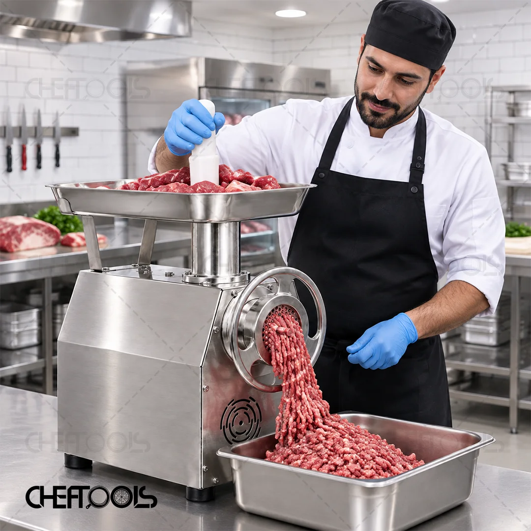 چرخ گوشت گیربکسی الکتروکار EC19 سایز 32جدید