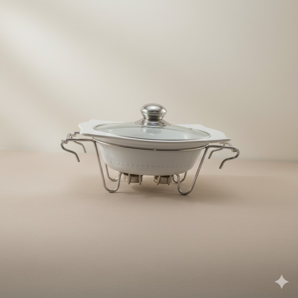 سوفله خوری چینی مستطیل متوسط یونیک کد 8521