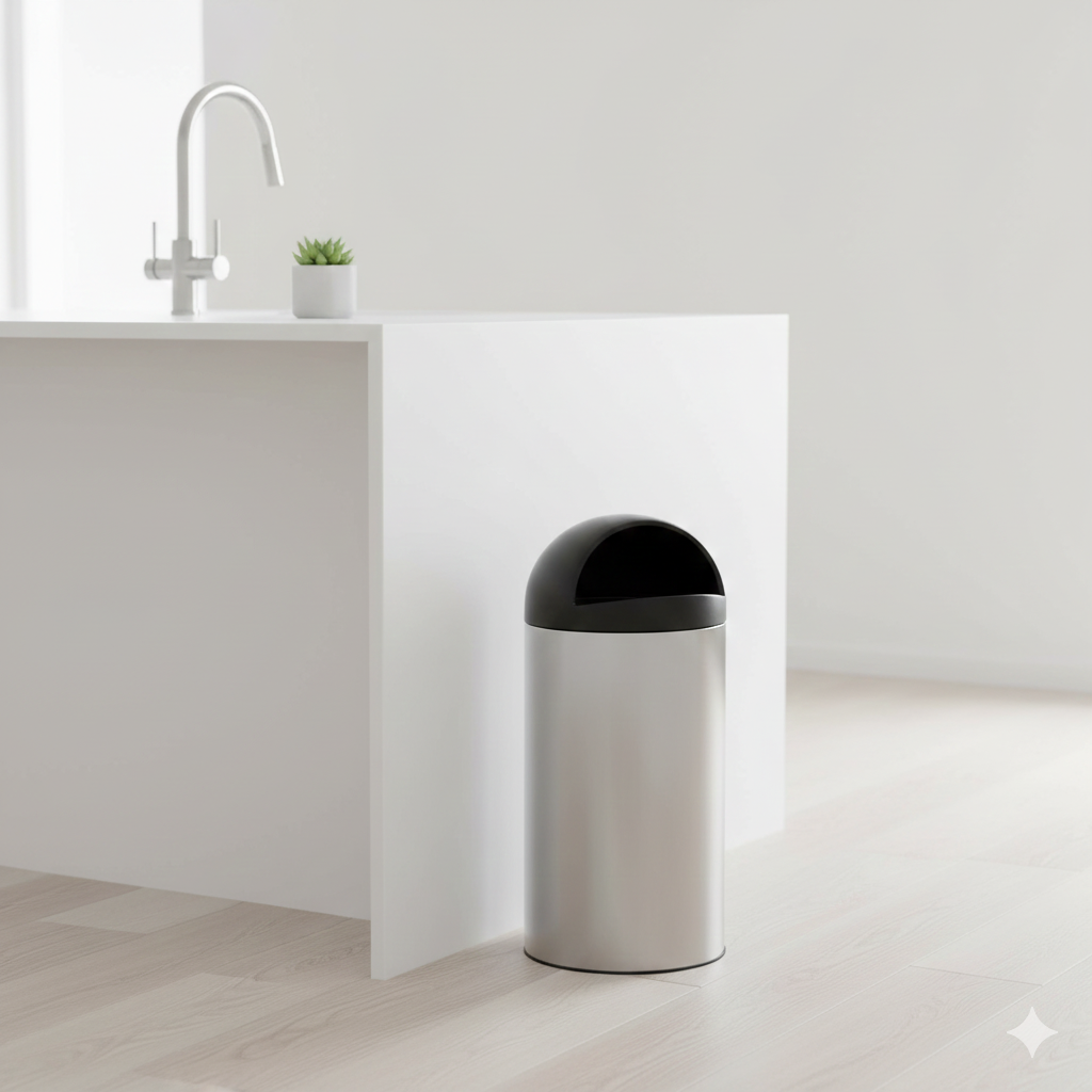 سطل زباله استیل کاپ بین آکا الکتریک 20لیتر