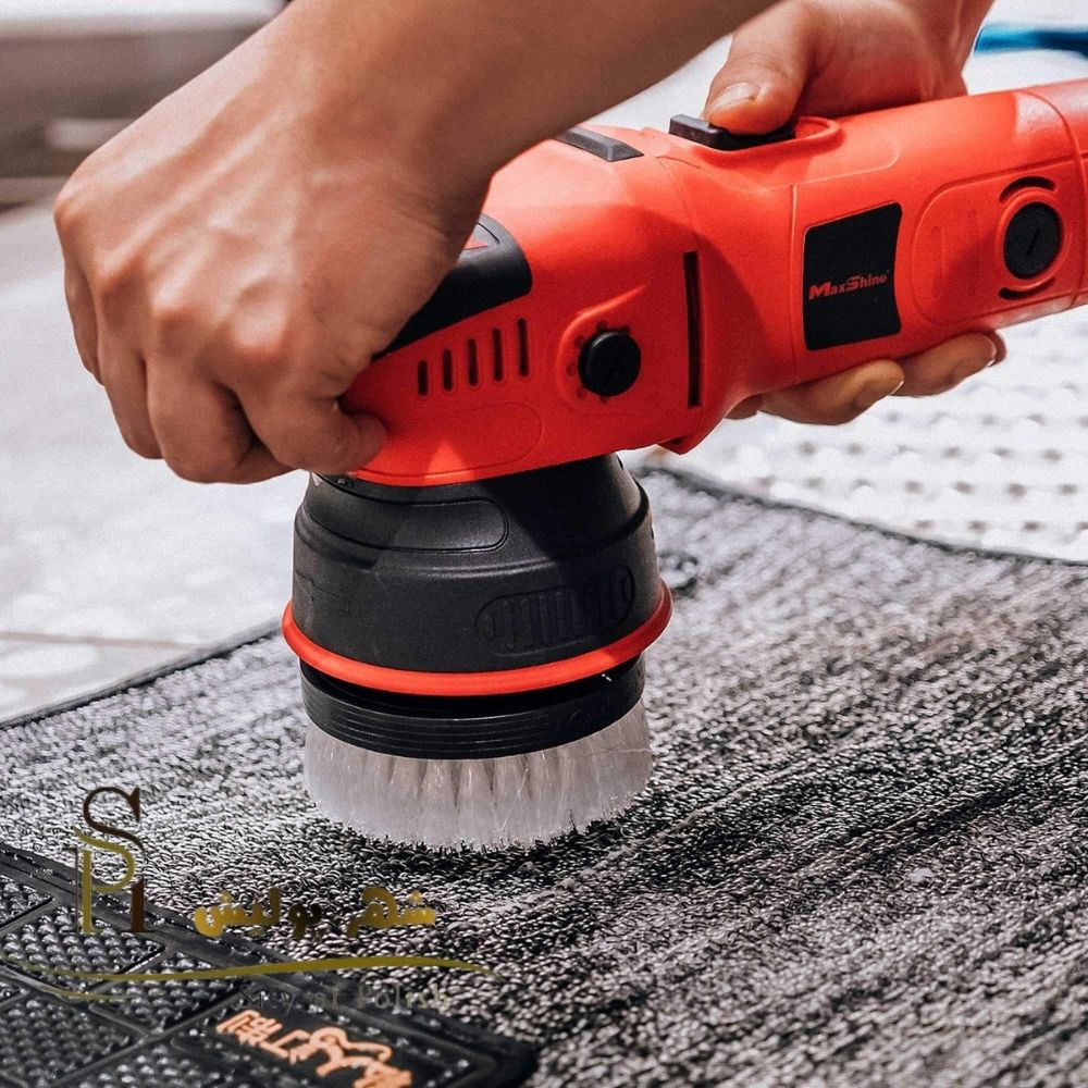 فرچه دریلی متوسط 8.5 سانت مکس شاین MaxShine Dual action carpet brushجدید