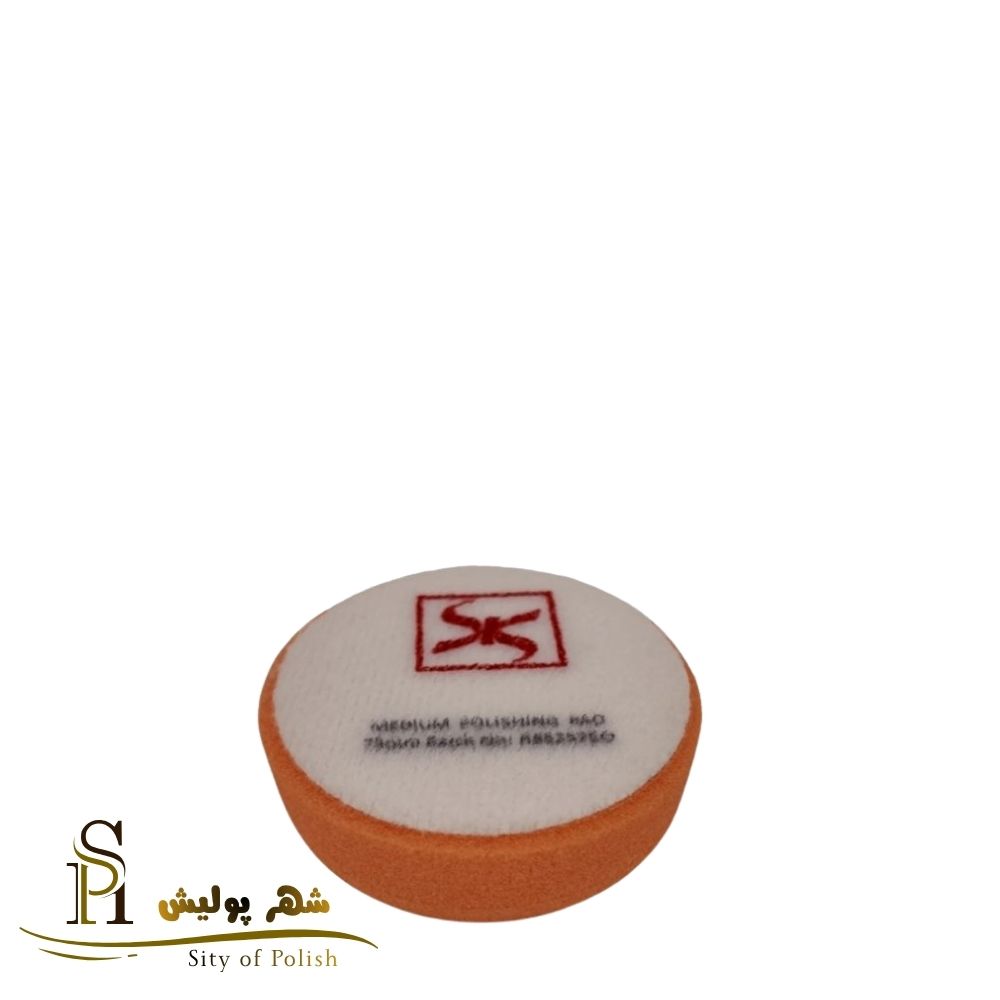 پد پولیش متوسط روتاری نارنجی اس آر اس 80 میلی متری (3 اینچ)