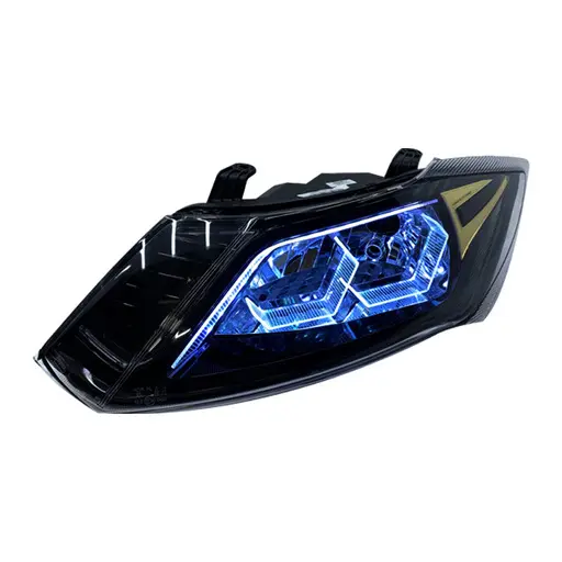 چراغ جلو اسپرت ساینا مدرن مدل 3D-Hexa-B-W 2 عددی